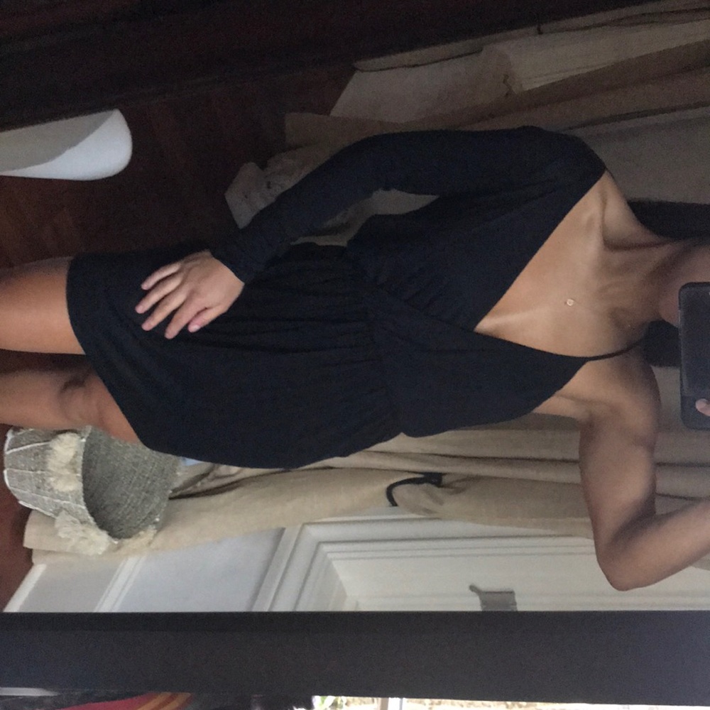 Solemio half long sleeve dress